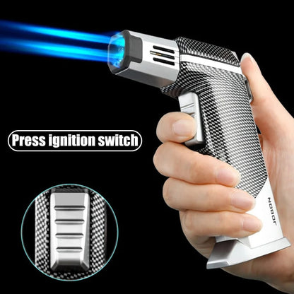 Jobon ZB-326A Metal Blue Flame Gun Lighter, Single or Four Flame