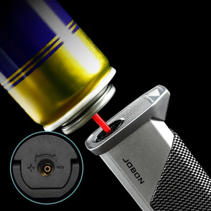 Jobon ZB-326A Metal Blue Flame Gun Lighter, Single or Four Flame