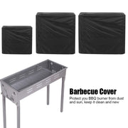 BBQ Grill Cover, Black Polyester, Water-Resistant Outdoor Barbecue Protection