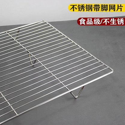 Stainless Steel Rectangle BBQ Grill Grate, Food-Grade Mesh, Multiple Sizes