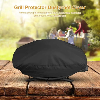 Grill Cover 26.3 x 17.3in Waterproof Dustproof Protector for Q1000/100 Series