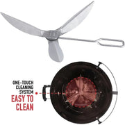 18-1/2-Inch One-Touch Cleaning System Kit for Weber 7444 Charcoal Kettle Grills