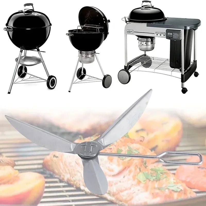 18-1/2-Inch One-Touch Cleaning System Kit for Weber 7444 Charcoal Kettle Grills