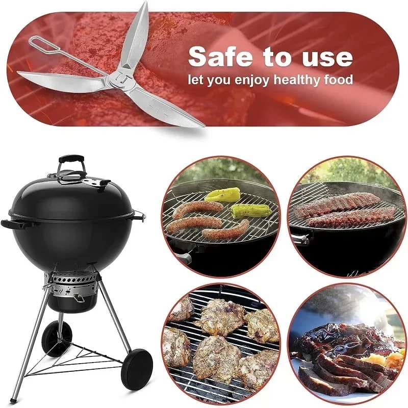 18-1/2-Inch One-Touch Cleaning System Kit for Weber 7444 Charcoal Kettle Grills