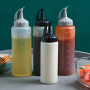 Reusable PP Squeeze Sauce Bottle with Nozzle, 175ml or 350ml