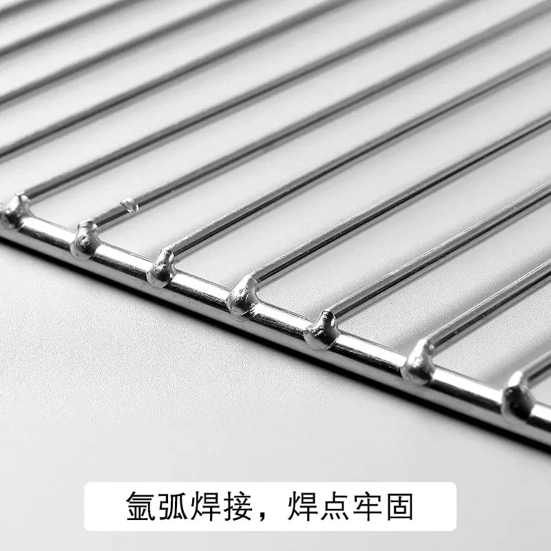 Stainless Steel Rectangle BBQ Charcoal Grill Grate GM01, Multiple Sizes