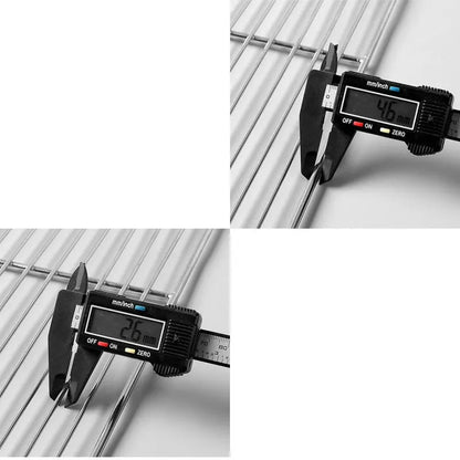 Stainless Steel Rectangle BBQ Charcoal Grill Grate GM01, Multiple Sizes