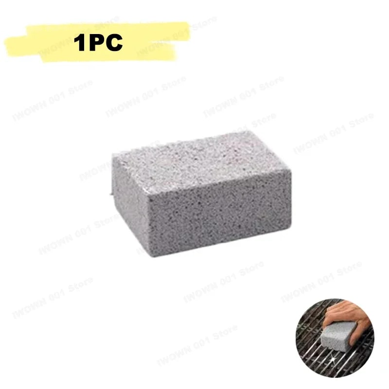 Pumice Grill Cleaning Block 10 x 6 x 2cm, Flat-Top Grill Scraper Stone - 1PC