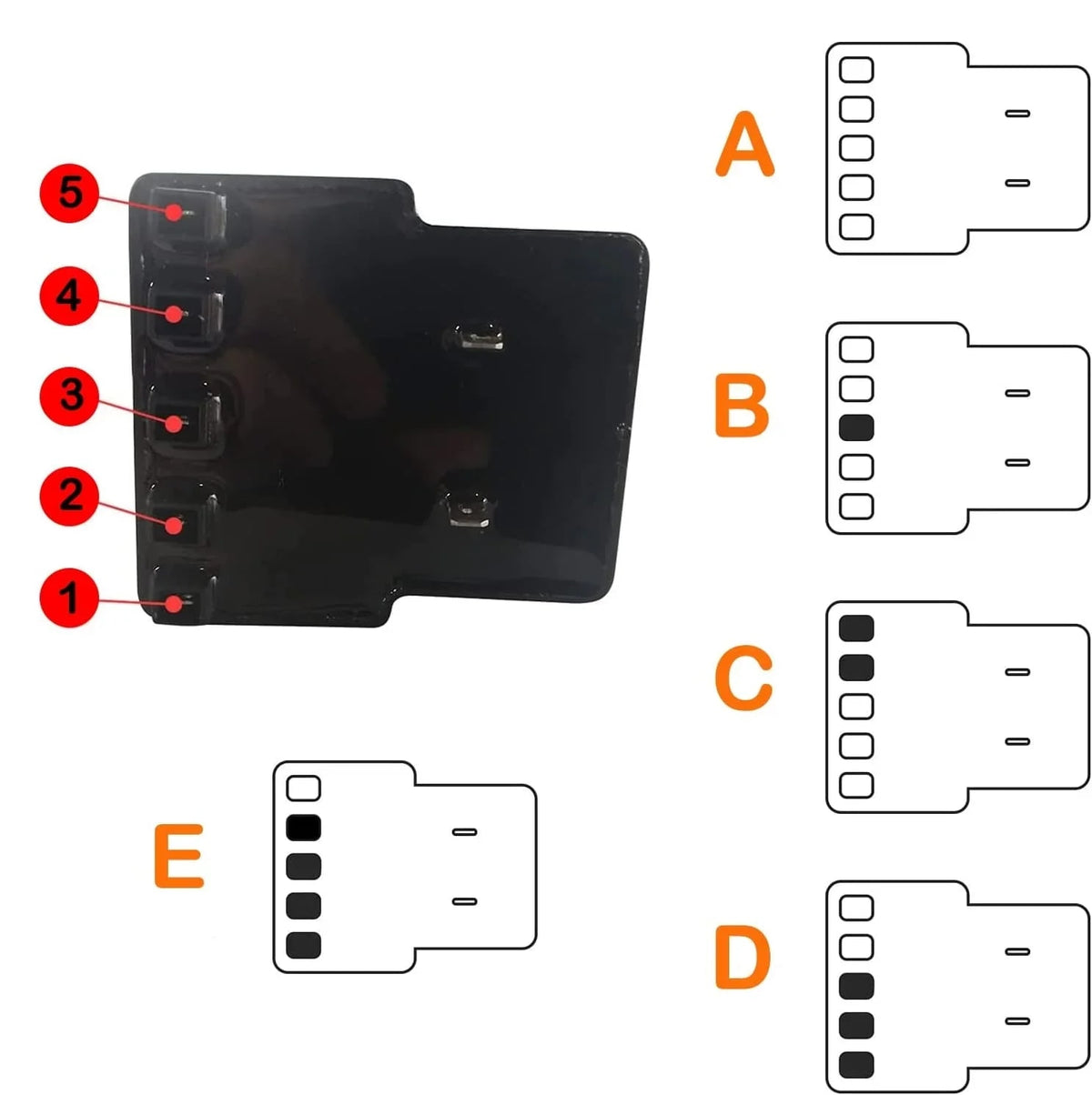 5-Outlet AA Push-Button Ignitor Module for Char-Broil Surefire Systems