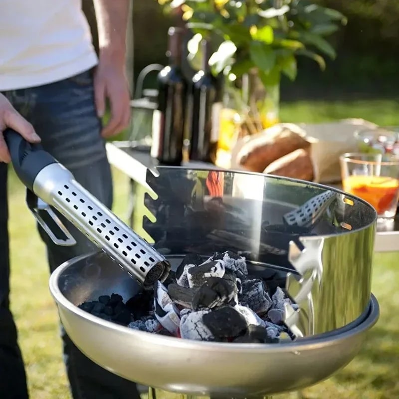 Electric BBQ Charcoal Lighter, 2000W, 230V EU Plug, 26cm Tube