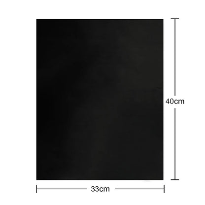 Reusable Non-Stick BBQ Grill Mat, Teflon, Black, 33 x 40cm or 50 x 40cm