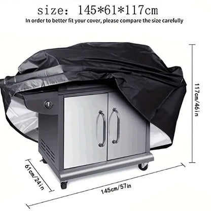 BBQ Grill Cover 145 x 61 x 117 cm, Waterproof UV and Dust Protection