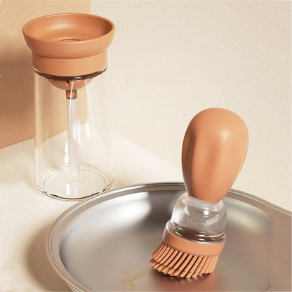 Quantitative Oil Basting Brush Bottle for BBQ Cooking and Baking, PEVA Plastic
