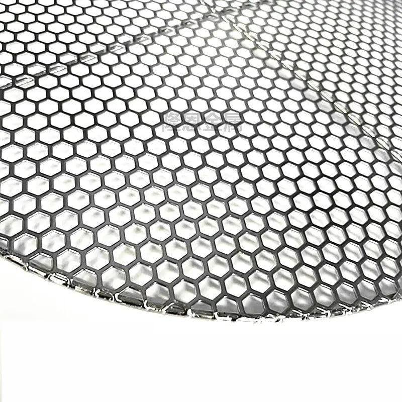 Stainless Steel 304 Round BBQ Charcoal Grate with Cellular Mesh, 10-40cm