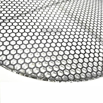 Stainless Steel 304 Round BBQ Charcoal Grate with Cellular Mesh, 10-40cm
