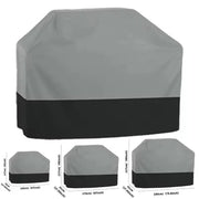 Outdoor BBQ Cover, Waterproof Plastic Grill Cover, Black or Grey, Multiple Sizes