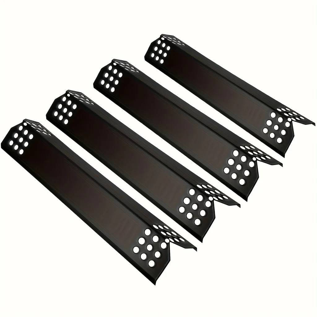 14.6 Inch Porcelain Steel Grill Heat Plates, Burner Covers, 3/4/5 Pack