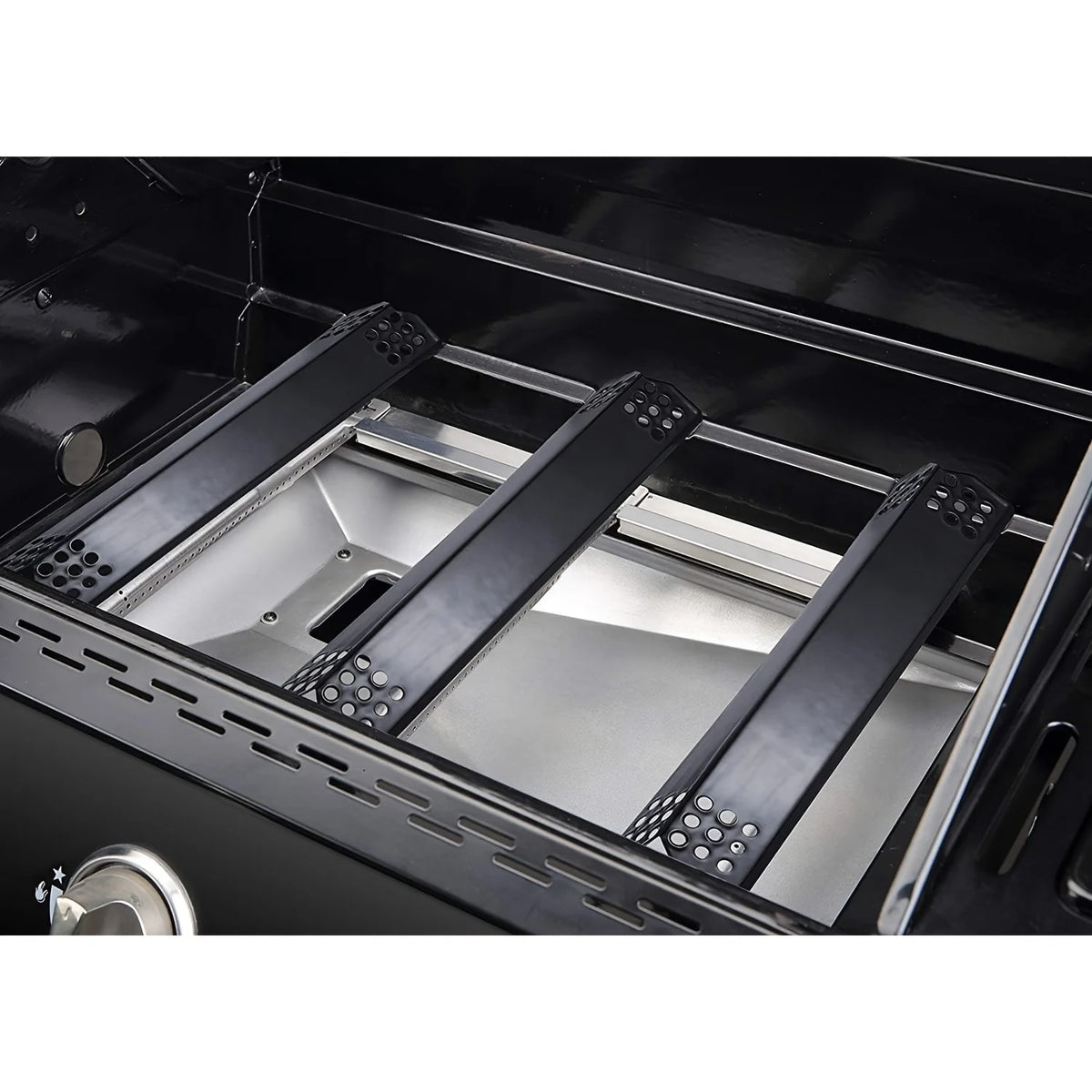 14.6 Inch Porcelain Steel Grill Heat Plates, Burner Covers, 3/4/5 Pack