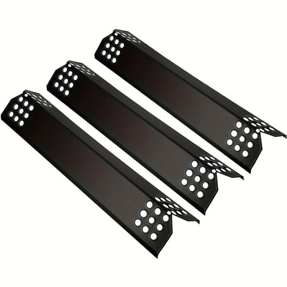 14.6 Inch Porcelain Steel Grill Heat Plates, Burner Covers, 3/4/5 Pack - 3pcs