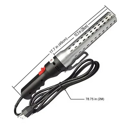 Electric Charcoal Lighter, 230V UK Plug, 2000W, 600°C Aluminium Alloy Tube