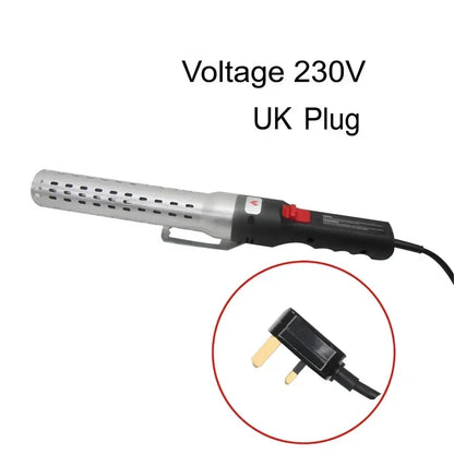 Electric Charcoal Lighter, 230V UK Plug, 2000W, 600°C Aluminium Alloy Tube - 230V-UK Plug