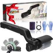 Electric BBQ Grill Brush, Bristle-Free Metal Cleaner, 2600mAh USB Rechargeable