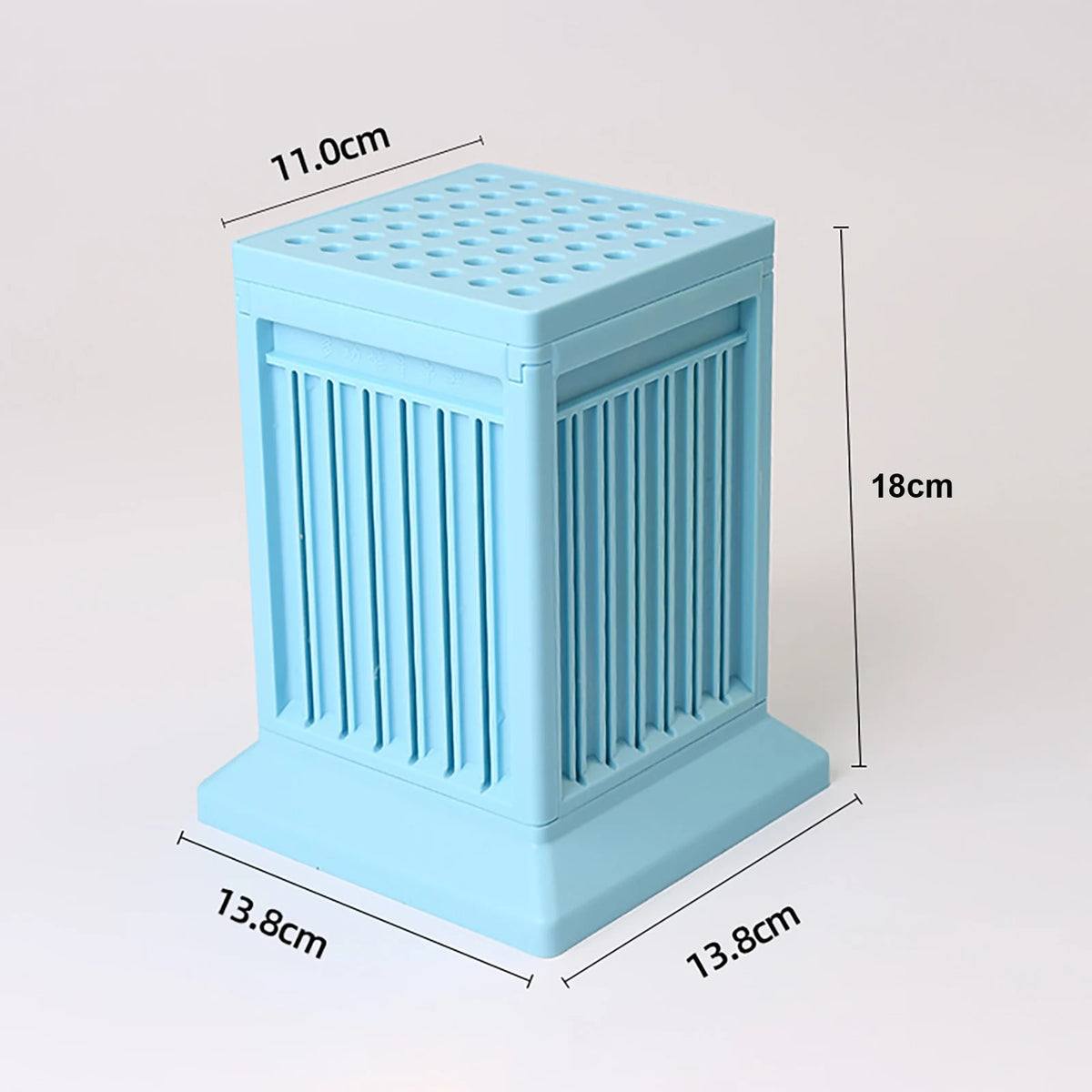 49-Hole Detachable BBQ Skewer Maker Box, Plastic Meat Stringer Tool