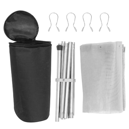 Folding Stainless Steel Campfire Grill Rack, 42 cm, with Carry Bag