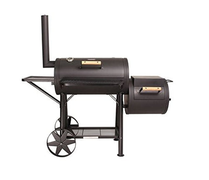 CosmoGrill XL Charcoal Smoker Barbecue with Adjustable Coal Tray and Thermometer - XXXL