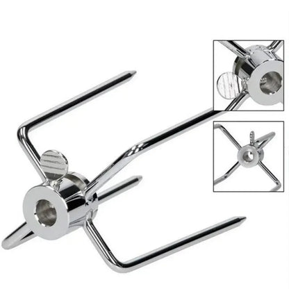 Rotisserie Meat Forks, 304 Stainless Steel, 4-Prong BBQ Replacement Forks