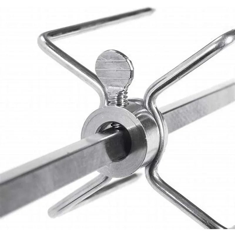 Rotisserie Meat Forks, 304 Stainless Steel, 4-Prong BBQ Replacement Forks