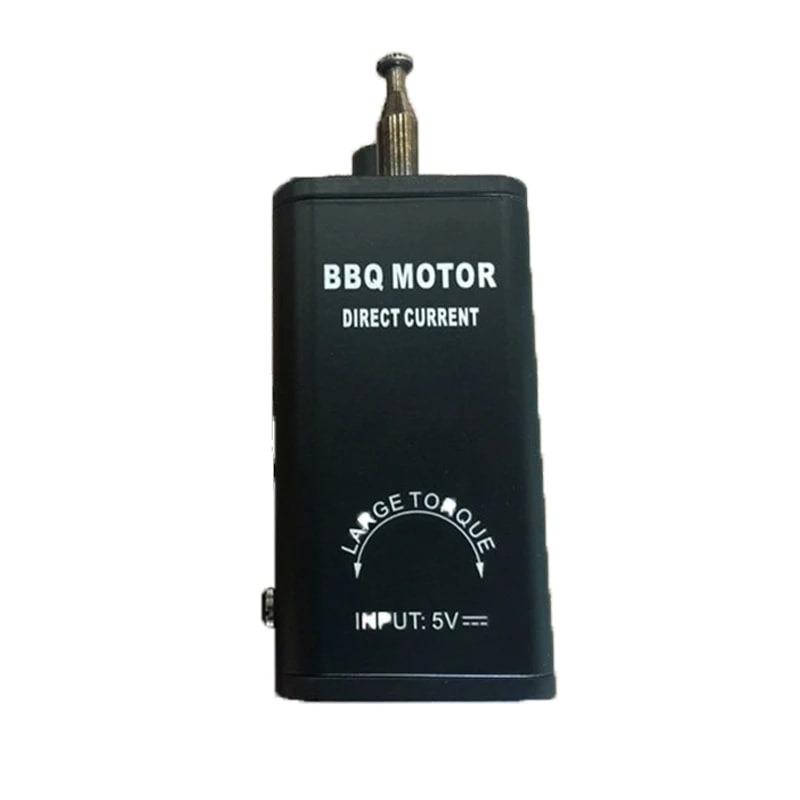 5V USB BBQ Rotisserie Motor, 8 RPM Grill Spit Motor, Black, FD609C