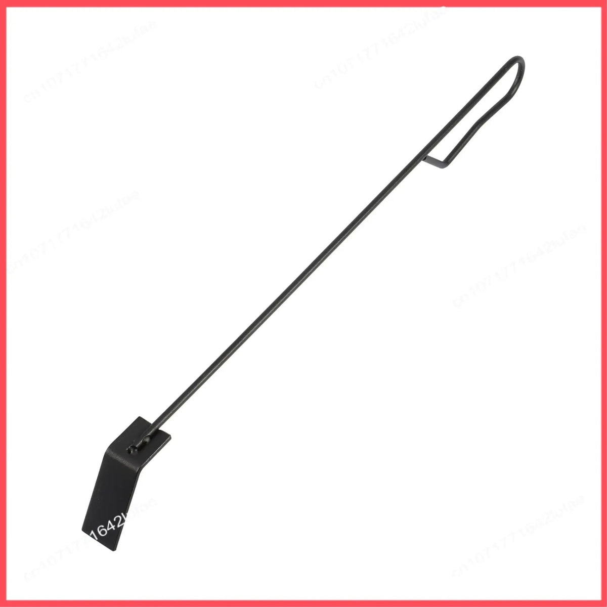 B52C Metal Charcoal Ash Rake and Poker, 46cm, Black