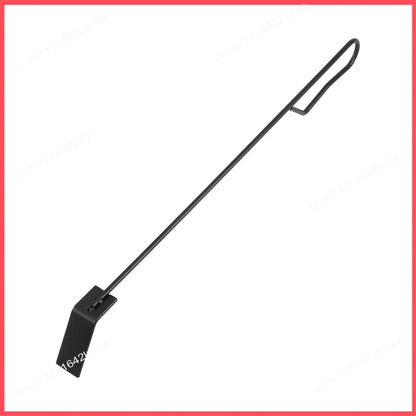 B52C Metal Charcoal Ash Rake and Poker, 46cm, Black