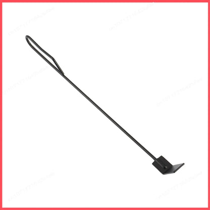 B52C Metal Charcoal Ash Rake and Poker, 46cm, Black