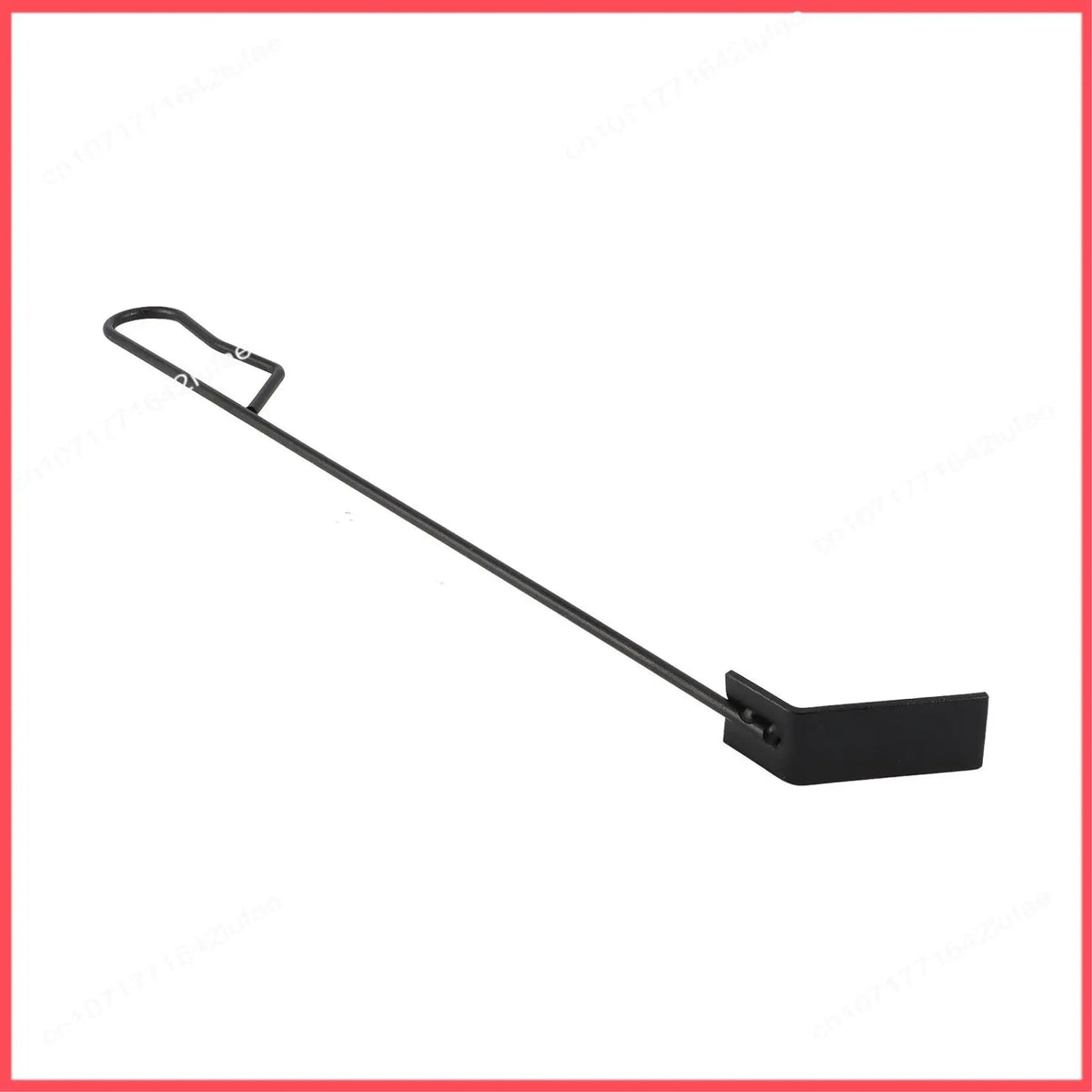 B52C Metal Charcoal Ash Rake and Poker, 46cm, Black