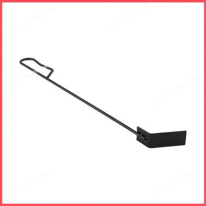 B52C Metal Charcoal Ash Rake and Poker, 46cm, Black