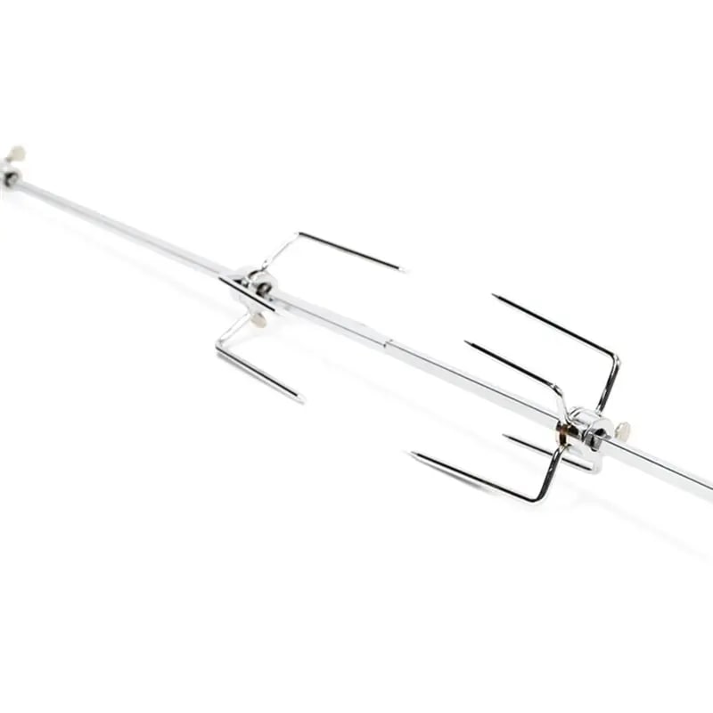 Electric BBQ Rotisserie Kit A25F with Metal Spit Rods and Meat Forks