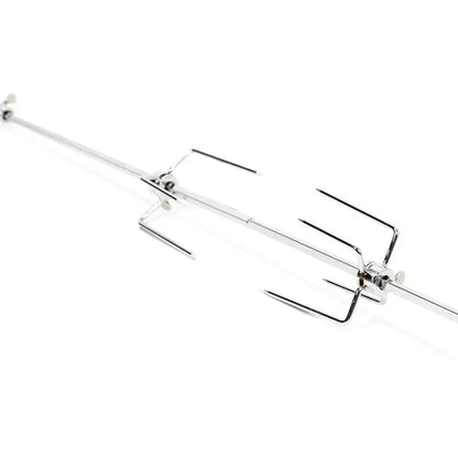 Electric BBQ Rotisserie Kit A25F with Metal Spit Rods and Meat Forks