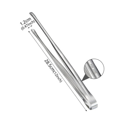 Stainless Steel BBQ Tongs with Serrated Tips, 7, 9, 12 or 14 Inch - 12inch
