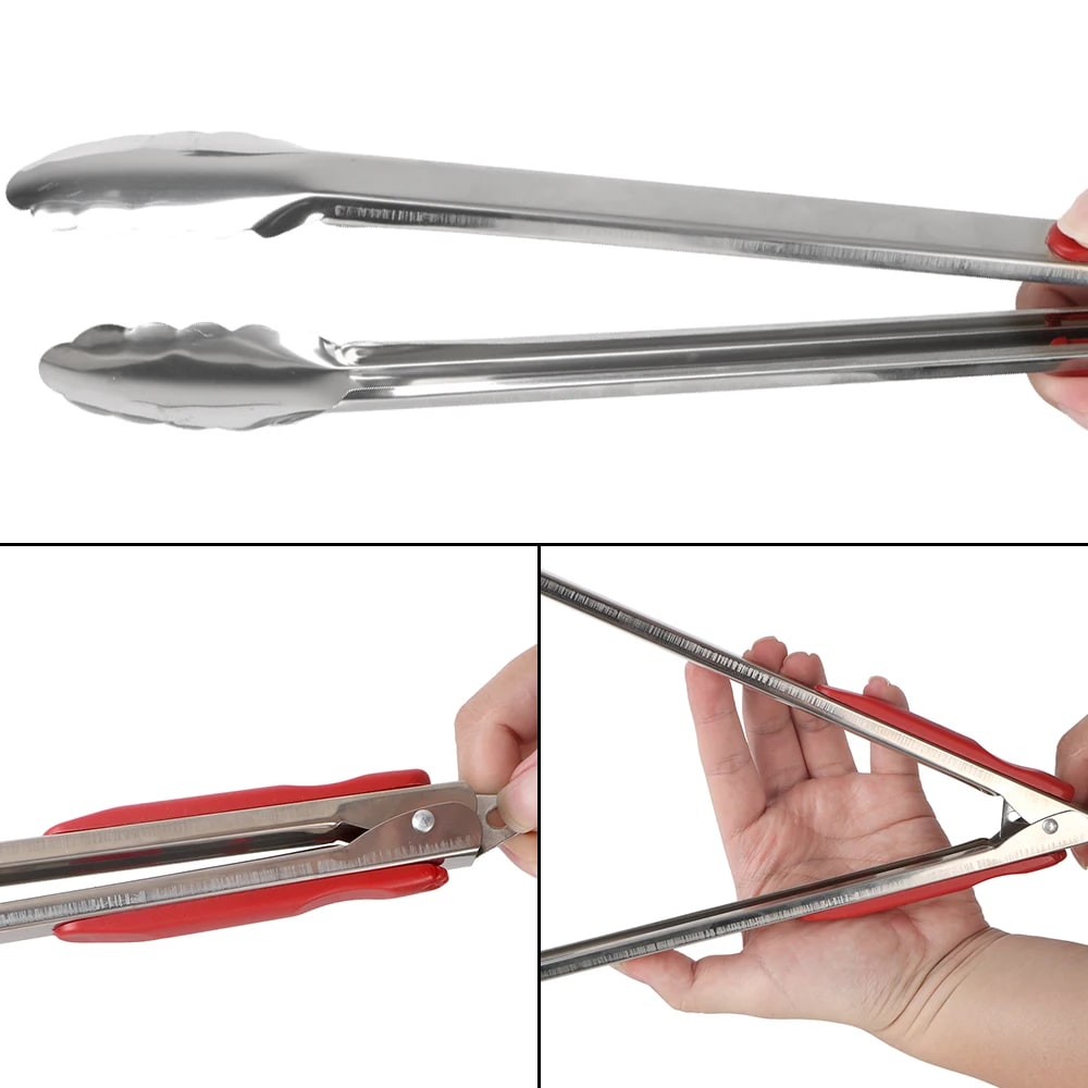 NICEYARD Stainless Steel BBQ and Kitchen Tongs 39.5cm