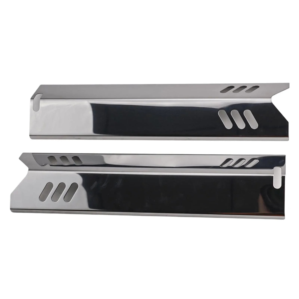 Stainless Steel BBQ Heat Tents, 4-Piece Set for Gas Grills, 15in