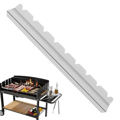Stainless Steel BBQ Skewer Rack Holder, 6 or 9 Positions - l