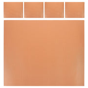 Reusable Plastic BBQ Grill Mats, 5-Piece Set, 40 x 33 cm, Non-Stick