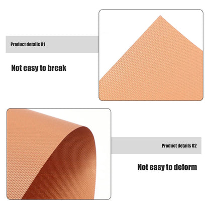 Reusable Plastic BBQ Grill Mats, 5-Piece Set, 40 x 33 cm, Non-Stick