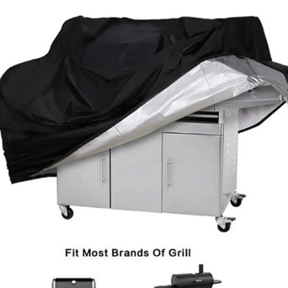 Outdoor BBQ Grill Cover, Waterproof UV-Resistant Fabric, 5 Sizes