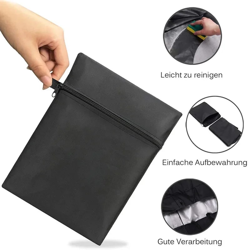 Outdoor BBQ Grill Cover, Waterproof UV-Resistant Fabric, 5 Sizes