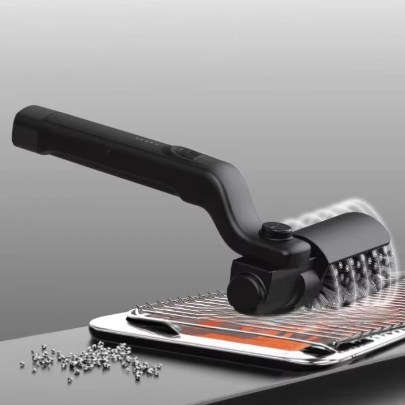 DUTRIEUX Electric BBQ Grill Cleaning Brush, Steel Wire, 42.1 x 13.8 x 7.8