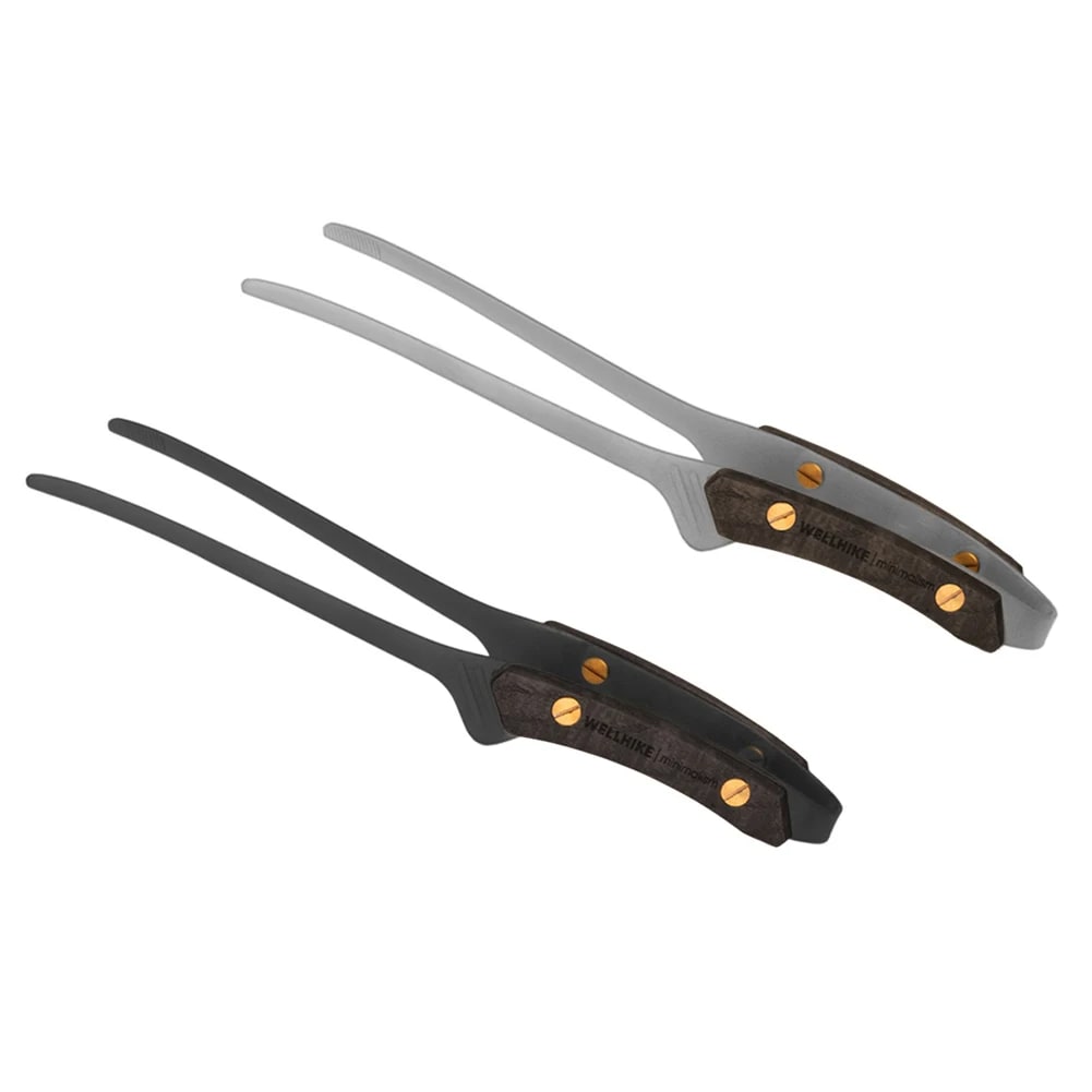 Metal BBQ Tongs 24cm for Grilling, Camping and Outdoor Cooking