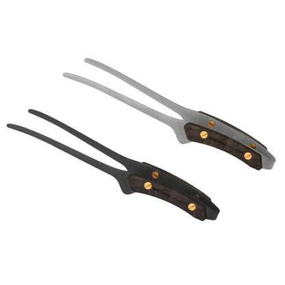 Metal BBQ Tongs 24cm for Grilling, Camping and Outdoor Cooking